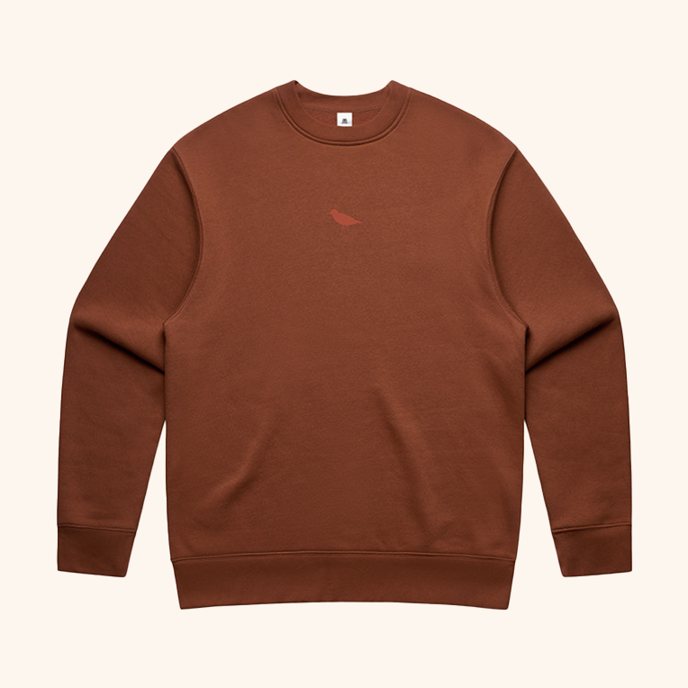 Embroidered Crew Neck